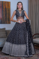 Black Lehenga