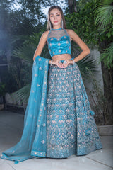 Turquoise Lehenga