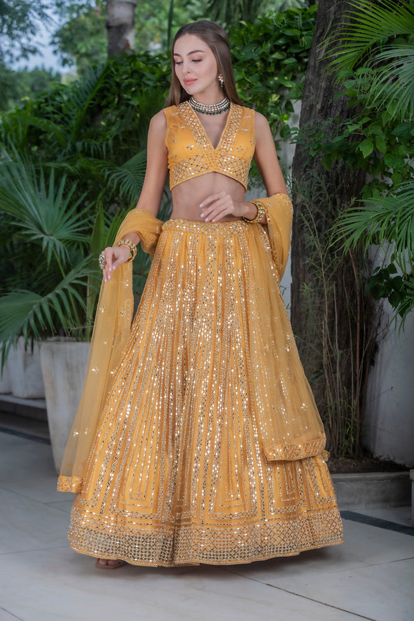 Yellow Lehenga