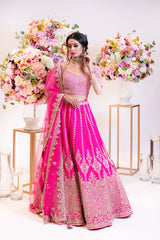 Bridal Fushia Pink Outfit