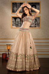 Embroidered Top with Skirt