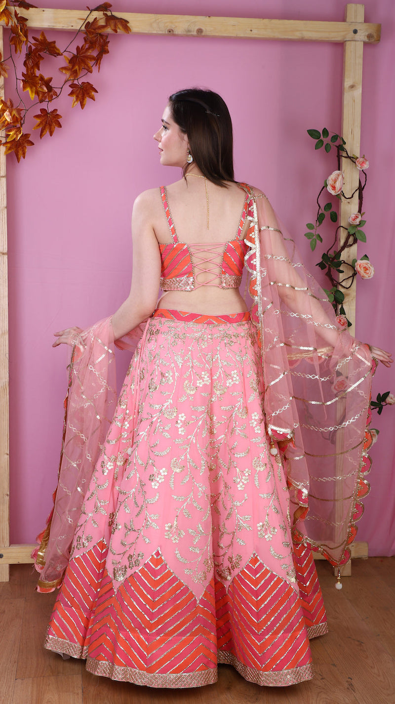 Pink Skirt and Top