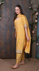 Musturd Yellow Suit