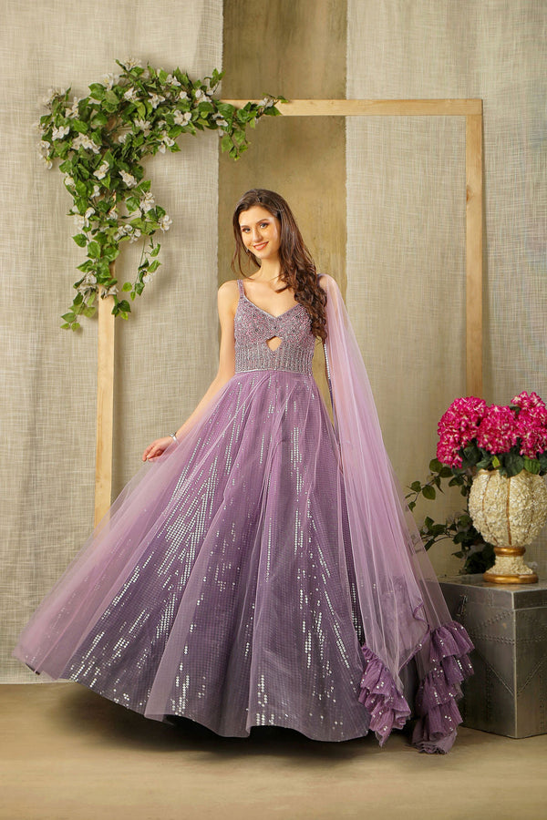 Mauve beautifull Gown