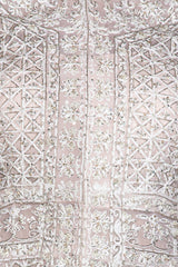 Ivory Colour Peplum Top With Ivory Crepe Pull Up Skirt