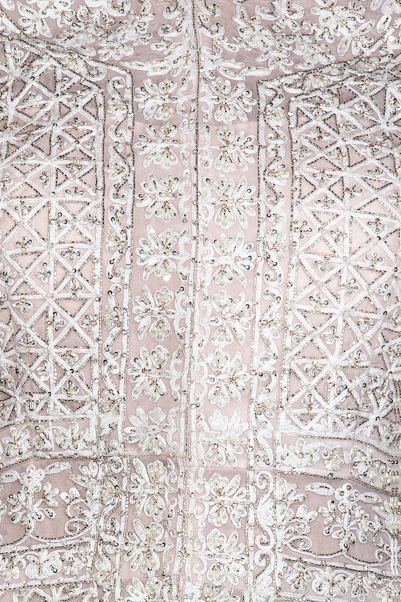 Ivory Colour Peplum Top With Ivory Crepe Pull Up Skirt