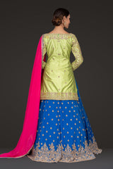 Mehendi Kameez and Lehenga