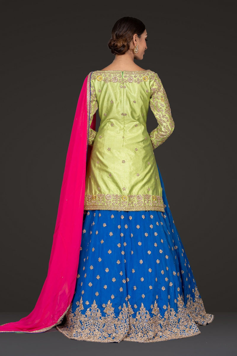 Mehendi Kameez and Lehenga